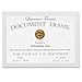 Lawrence Frames White Wood Certificate Picture Frame, Gallery Collection, 8-1/2 by 11-Inch