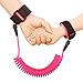 JINSEY Safety Child Anti Lost Wrist Link Harness Strap Rope Leash Walking Hand Belt (Pink)
