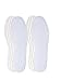 Happystep Cotton Terry Cloth Insoles, Barefoot Shoe Inserts, Sweat Absorption, Odor Control, Moisture-Wicking, Washable and Reusable, Zero Drop Shoe Insoles, 2 Pairs of White (Women Size 7)