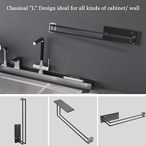 EONSIX- Kitchen Paper Towel Holder,Toilet Paper Holders for Kitchen and Bathroom Countertop. Both Available in Glue Adhesive and Screws, Installed with Easily