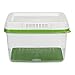 Rubbermaid FreshWorks Produce Saver Food Storage Container, Small and Large, Green, 2-Piece Set 1951433