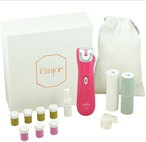 Naily by emjoi - Electronic Nail Care System, Manicure &amp; Pedicure Tool - Nail trimmer, Nail Clipper, Nail File &amp; Nail Buffer - Trim, File, Shine!