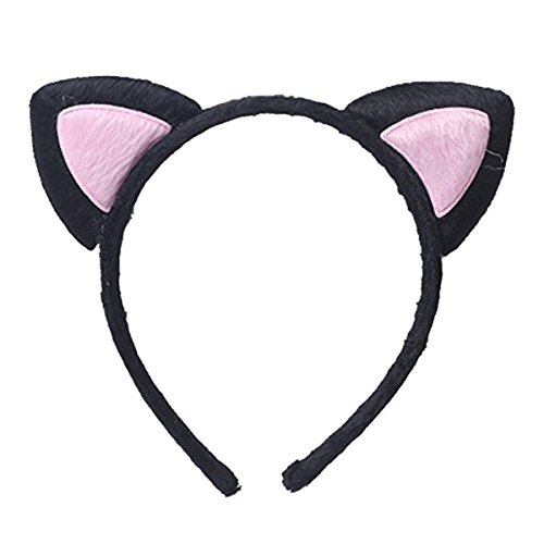 ZOONAI Fox Cat Ears Headband Hairband Halloween Christmas Party Cosplay Costume