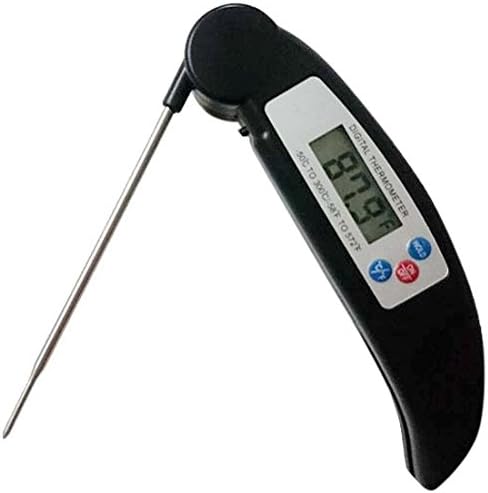 Digital Meat Thermometers Instant Read Thermometer Cooking Thermometer HS Waterproof Food Thermometer With LCD Display and Foldable Probe For BBQ, Kitchen, Barbecue, Grill Smoker