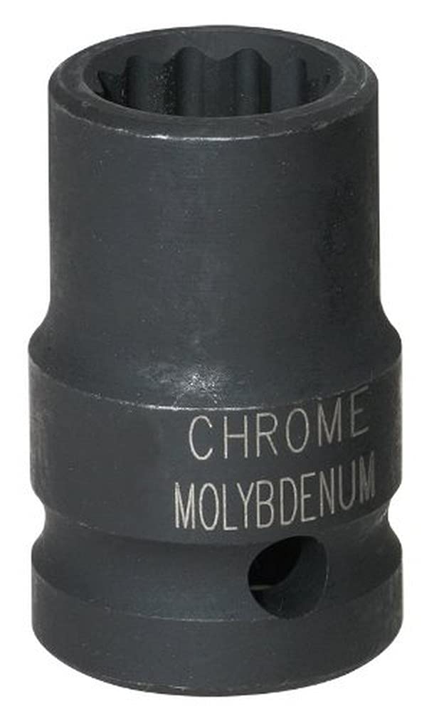 KS Tools 515.0969 3/8" 12 point impact socket, short, 19mm