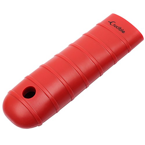Silicone Hot Handle Holder, Potholder, for Cast Iron Skillets, Pans,
Frying Pans & Griddles, Metal and Aluminum Cookware Handles - Sleeve
Grip, Handle Cover - Extra Thick, Red