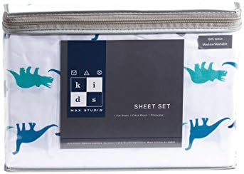 Dinosaur Bedding Twin Full Sheet Set Dino Children Jurassic Bedroom Decor Toddler Triceratops T-Rex Stegosaurus Brachiosaurus Boys or Girls (Full, Multi)