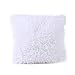 Creazy Pillow Case Sofa Waist Throw Cushion Cover Home Decor (White)