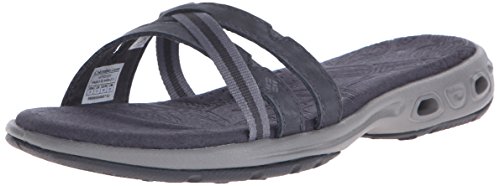 Columbia Women's Inagua Vent Slide Sandal, Shark/Light Grey, 9 B US