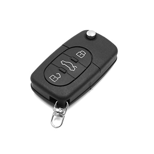 uxcell 4D0837231A 434MHz 48-Chip 3 Btn Flip Keyless Entry Remote Key Control for Audi