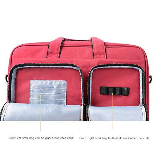 ABRONDA 11.6-13.3 Inch Fabric Sleeve Case Cover Laptop Shoulder Briefcase Bag Compatible 11.6-13.3 Inch MacBook Pro, MacBook Air, Ultrabook Netbook Tablet,ThinkPad T-series|X1 Carbon Yoga Surface Book