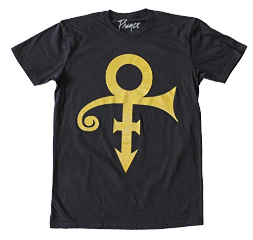 Prince: Gold Symbol Logo Shirt - Black (large)