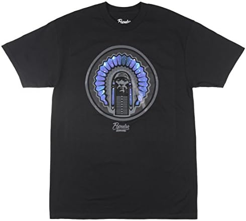 Popular Demand Native Chief Galaxy Mens SS T-Shirt In Black