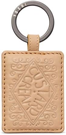 Yoshi Custard Cream Biscuit Leather Keyring
