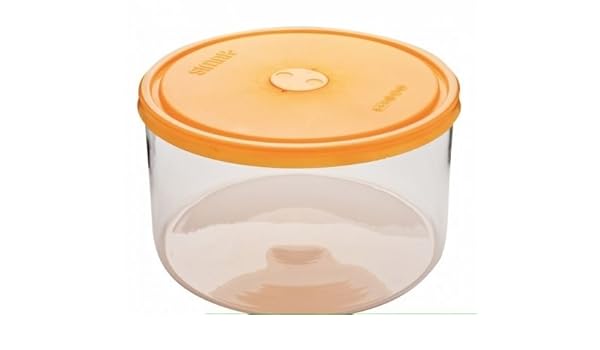 Bol (Cristal con tapa de microondas, 0,5 L), color blanco: Amazon ...