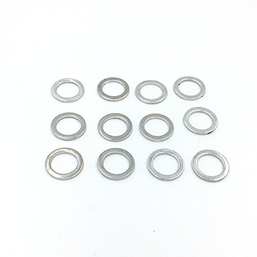 94109-140-00 Aluminum Engine Oil Drain Plug Washer Gaskets For Honda(14mm),Bag of 12
