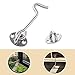 2 Pack Hook and Eye Latch,4” Privacy Eye Hooks/Door Latch Lock,Stainless Steel Door Locks with Mounting Screws for Easy Safety Indoor & Outdoor