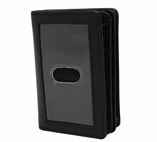 Genuine Calf Leather Card Case Holder Wallet Ryan with Gift Box (53-21)