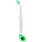 Nuvo jSax Beginner Saxophone, White/Green