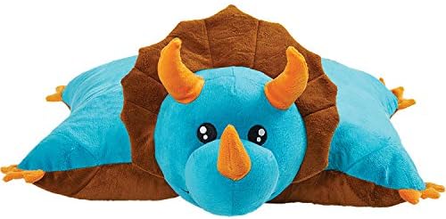 Pillow Pets 2018 Dinosaur Large Character Pillow Blue Amazon Com