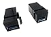 Poyiccot USB 3.0 Keystone Jack Inserts, (2-Pack) USB to USB Adapters Female to Female Connector for Wall Plate Outlet Panel-Black