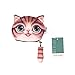 Cai- new coin purses girls wallet 3D printing cute cat with tail animal big face wallets small zipper change bags for women four cute patters Cr11 (Coffee)