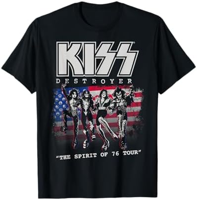 Amazon.com: KISS Men's Classic Fit Black Destroyer T-Shirt, Small