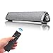 Sanwo Bluetooth Sound Bar Wired and Wireless Home Theater TV Triangle Speaker Bar with Remote Control,TF Card- Surround Sound Bar for TV/PC/Phones/Tablets, 2 X 5W Compact Sound Bar 2.0 Channel