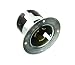 Leviton CS8275 50 Amp, 250 Volt, Non-NEMA, 2P, 3W, Black & White Locking Flanged Inlet, California-Style, Industrial Grade, Grounding - Gray Metal