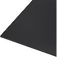 Rebower 12" x 12" x 1/8" HDPE Plastic Sheet, High Density Polyethylene Sheet Cutting Board Black Solid Block, [for DIY, Home Floor]