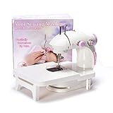 dilib Mini Sewing Machine - Professional Portable Electric Household Sewing Machine with Double Speed and Foot Pedal - Upgraded 201 Version Special For Sewing Sleeves