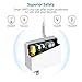 Inateck 45W Universal USB C Power Adapter and 6.6ft (2 Meters) Type C Cable, Pd 2.0 Wall Charger for Laptops and Tablets, UCC1001, White
