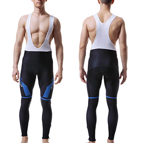 image for X-TIGER Men's Cycling Bike Bib Shorts/Pants,5D Pro Gel Padded Compress
