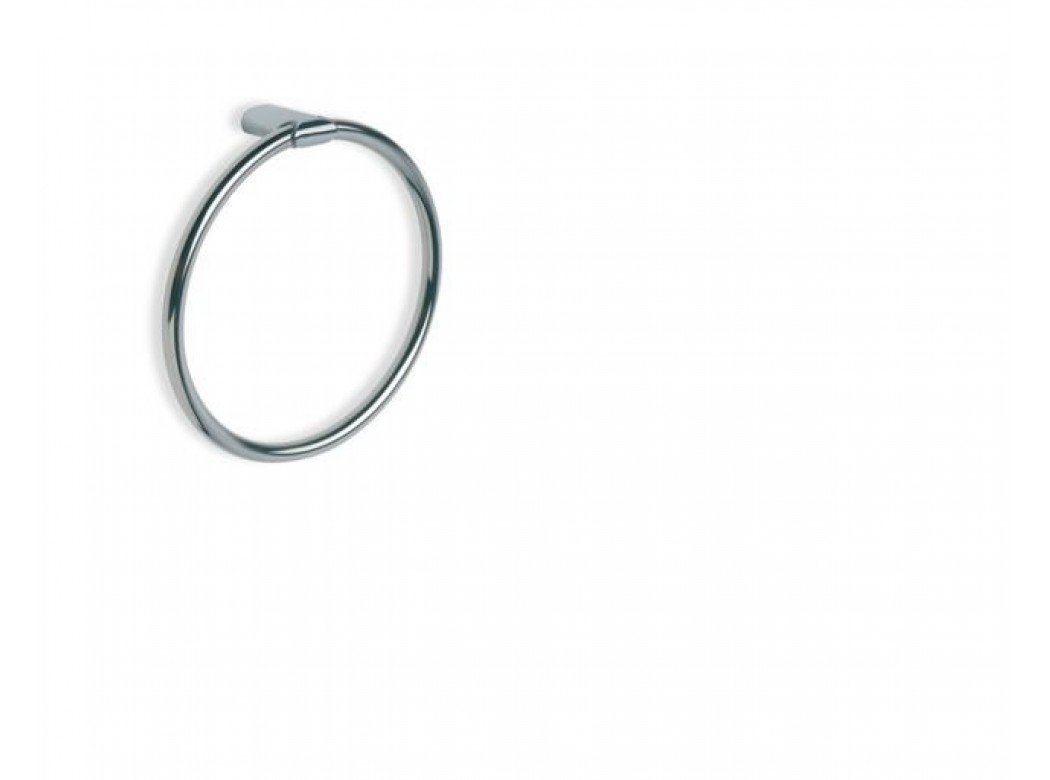 TATAY Bathroom towel ring, from the Ronda bathroom accessories collection, Stainless Steel and Zamak, with Screws and Plugs Kit. Measures: 19.8 x 5 x 20 cm.