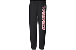 CAMPUS LAB Official Collegiate NCAA Jogger Sweatpants Unisex for Men & Women Collegiate Team Logo Black Collection