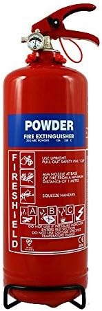 Multi Purpose Fire Extinguisher - 2KG ABC Dry Powder Extinguisher FireShield PRO