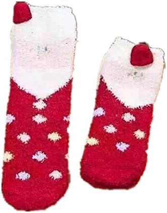 Amazon Shina かわいい クリスマス 靴下 ソックス 親子ペアのソックス 親子お揃い 靴下 通販