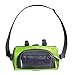Crytech 2 in 1 Bike Top Tube Front Frame Phone Bag Waterproof Cycling Phone Mount Bag Bicycle Handlebar Holder Storage Case Pack with Touch Screen Sun Visor Fits Phone Below 5.5 Inch (Green)thumb 1