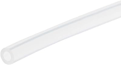 sourcing map Silicone Tube 1/8" ID x 1/4" OD 10ft Flexible Rubber Air Hose