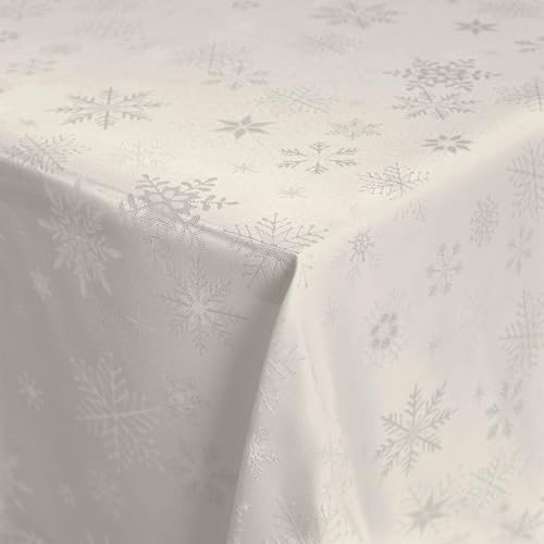 , Tovaglia rettangolare (140 x 240 cm) Fiocchi Naturali, Jacquard