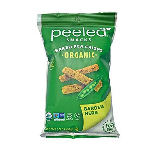 Peeled Snacks Organic Peas Please, Garden Herb, 3.3 Ounce (Pack of 12) - Thumbnail 4