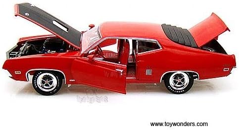 Amm975 Auto World Ertl - Ford Torino Gt Hard Top (1970, 1:18, Red) Amm975 Diecast Car Model Auto Vehicle Automobile Metal Iron Toy
