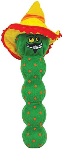MIGHTY- Tequila Worm- Squeaker-Multiple Layers. Made Durable, Strong & Tough. Interactive Play Dog Toy (Tug, Toss & Fetch). Machine Washable & It Floats. (Green)
