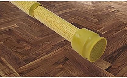 YANZHEN Wood Shower Curtain Rod Clothes Rod Curtain Rod Towel Bar Free Drilling Universal Telescopic Rod 105-190 Cm Telescopic shower curtains rod