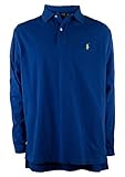 Polo Ralph Lauren Men's Long Sleeve Big and Tall Pique Cotton Polo Shirt