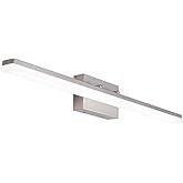 mirrea 36in Modern LED Vanity Light for Bathroom Lighting Dimmable 36w Brushed Nickel (Cold White 5000K)