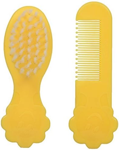 Tinny Tots Hair Brush And Comb - Lemon