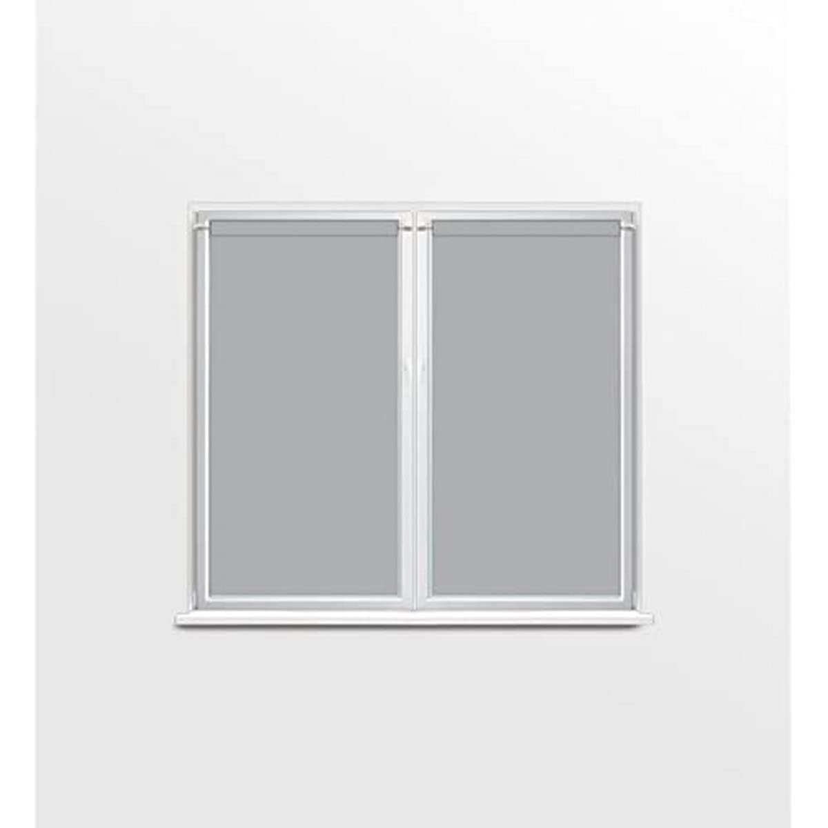 DOLLY pair of brise-bise curtains 90 x 120 cm, grey