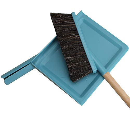 MACOSA SP1310 Kehrset Türkis-Blau | Eckig | Handfeger & Schaufel | Kehrwisch | FSC ZERIFIZIERT | Kehrgarnitur… – Bild 4