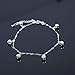 Fashon Women Silver Tone Jingle Bell Anklet Ankle Bracelet Chain 01